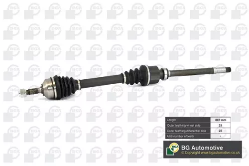 BGA DS6714R Drive Shaft