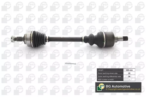 Bga Front Left Drive Shaft For Citroën Peugeot 307 Berlingo Berlingo / Berlingo 