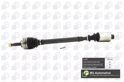 BGA DS7320RA Drive Shaft
