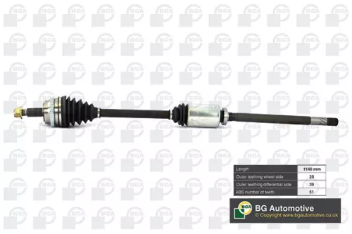 BGA DS7335RA Drive Shaft