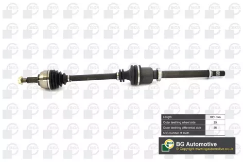 BGA DS7356R Drive Shaft