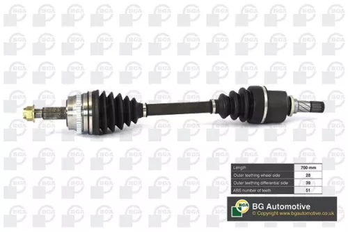 BGA BGA DS9528L Bga Front Left Drive Shaft For Nissan Opel Renault Vauxhall Espace Interstar Mas 
