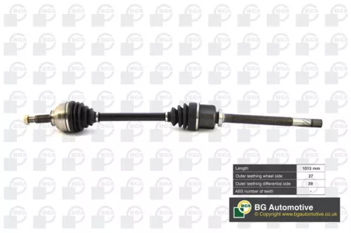 BGA BGA DS9529R Bga Front Right Drive Shaft For Nissan Opel Renault Vauxhall Primastar Trafic Ii 