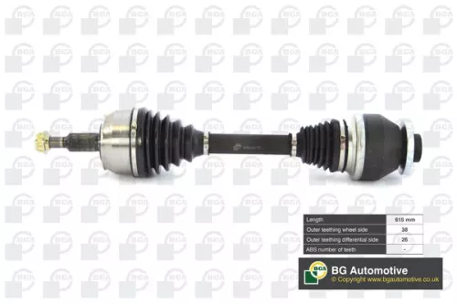 BGA DS9640L Drive Shaft