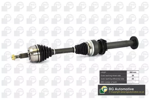 BGA BGA DS9640R Bga Front Right Drive Shaft For Vw Multivan Transporter 
