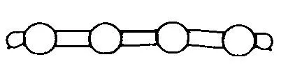 BGA Gasket, intake manifold (MG4592)