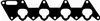 BGA Gasket, intake manifold (MG9524)
