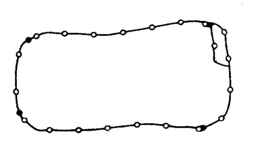 BGA Gasket, oil sump (OP0364)