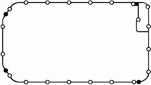 BGA Gasket, oil sump (OP9323)