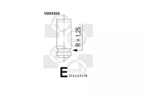 BGA Exhaust Valve (V004304)