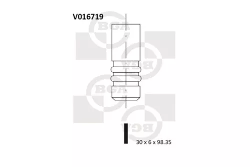 BGA Exhaust Valve (V016719)