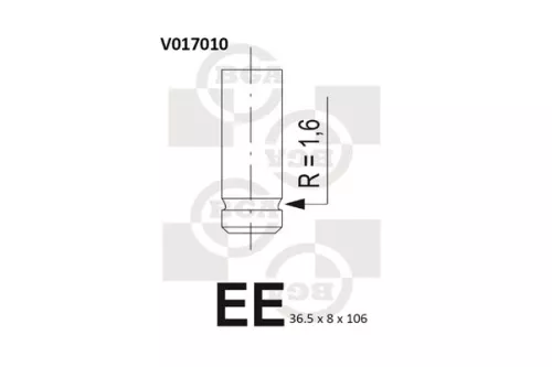 BGA Exhaust Valve (V017010)