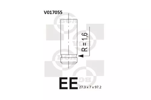 BGA Exhaust Valve (V017055)