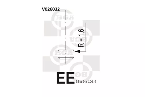 BGA Exhaust Valve (V026032)