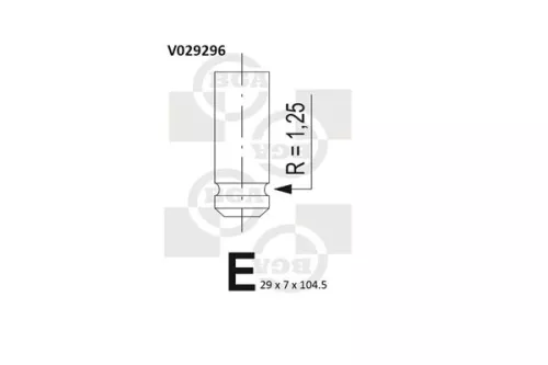 BGA Exhaust Valve (V029296)