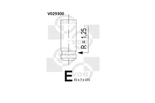 BGA Exhaust Valve (V029300)