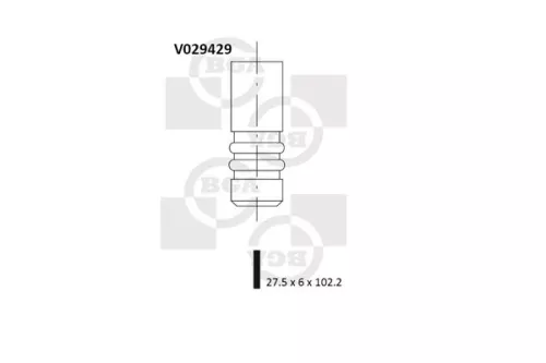 BGA Exhaust Valve (V029429)