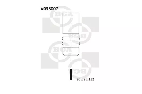 BGA Exhaust Valve (V033007)
