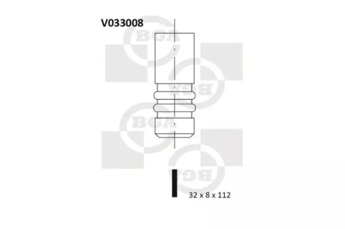 BGA Exhaust Valve (V033008)