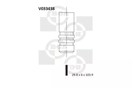 BGA Exhaust Valve (V033438)