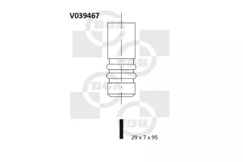 BGA Exhaust Valve (V039467)