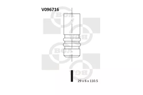 BGA Exhaust Valve (V096716)