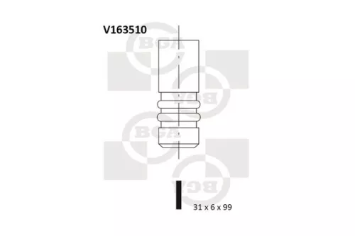 BGA BGA V163510 Intake Valve 