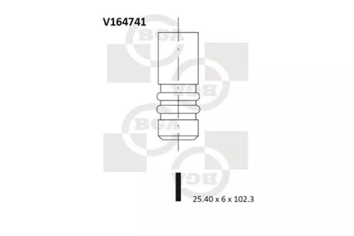 BGA Exhaust Valve (V164741)