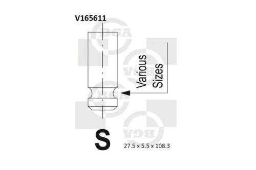BGA Exhaust Valve (V165611)