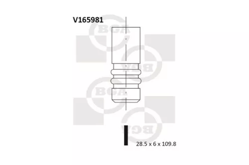 BGA Exhaust Valve (V165981)