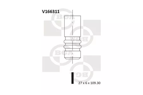 BGA Exhaust Valve (V166311)