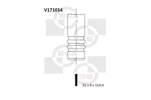 BGA Exhaust Valve (V171014)
