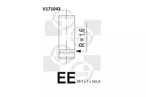 BGA Exhaust Valve (V171043)