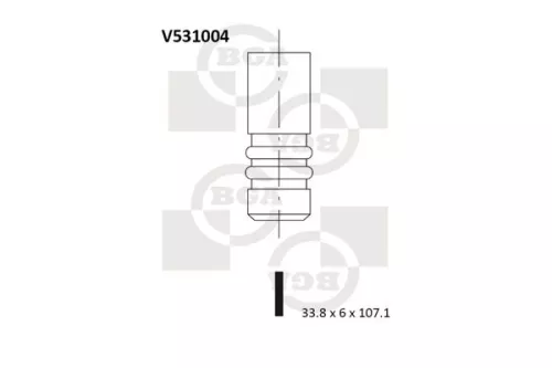 BGA Exhaust Valve (V531004)