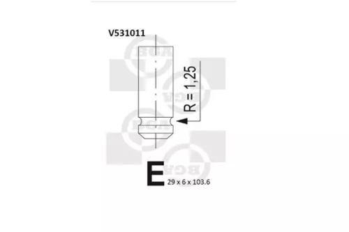 BGA Exhaust Valve (V531011)