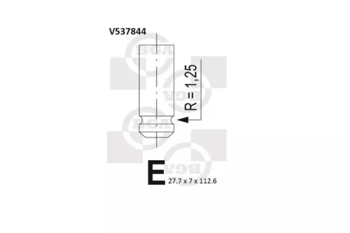 BGA Exhaust Valve (V537844)