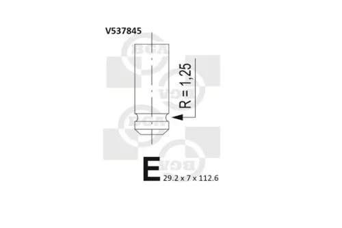 BGA Exhaust Valve (V537845)