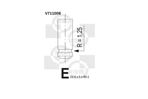 BGA Exhaust Valve (V711008)