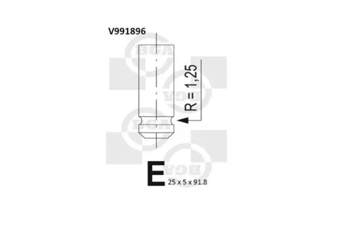 BGA Exhaust Valve (V991896)