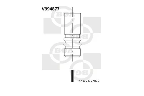 BGA Exhaust Valve (V994877)