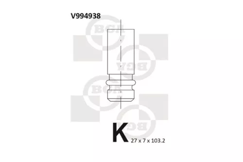 BGA Exhaust Valve (V994938)