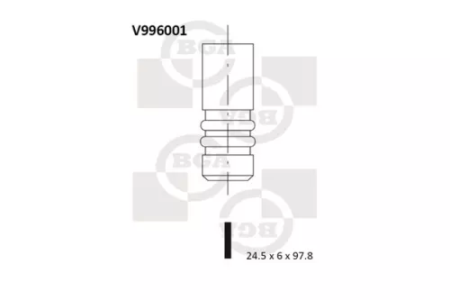 BGA Exhaust Valve (V996001)