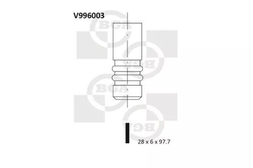 BGA Exhaust Valve (V996003)