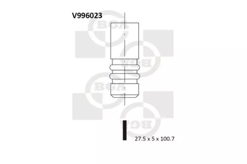 BGA Exhaust Valve (V996023)