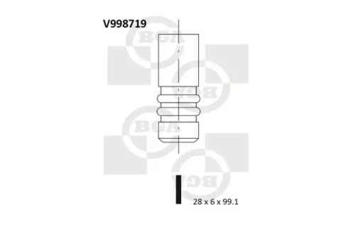 BGA Exhaust Valve (V998719)