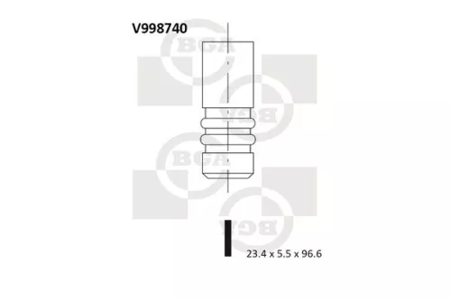 BGA Exhaust Valve (V998740)