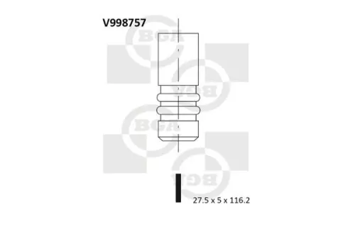 BGA Exhaust Valve (V998757)