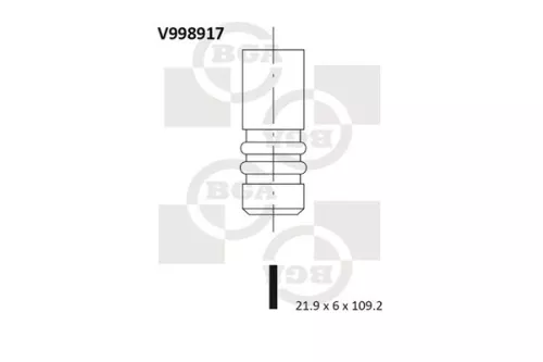 BGA Exhaust Valve (V998917)