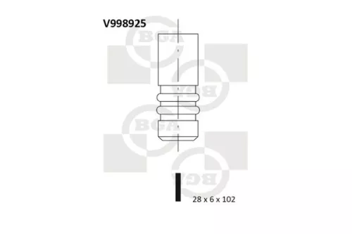 BGA Exhaust Valve (V998925)