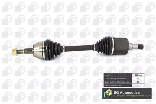 BGA BGA DS2350L Bga Front Left Drive Shaft For Ford C-max Focus Grand C-max 